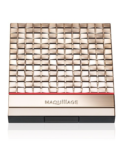 MAQuillAGE(マキアージュ)の「マキアージュ チークカラー用ケース N(メイク雑貨)」|ゴールド