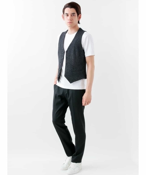 MICHEL KLEIN HOMME (ミッシェルクランオム)の「ジレ【ルイーザ】(ベスト・メンズ・ワインレッド/ネイビー・MEDIUM/LARGE)」の7枚目の写真