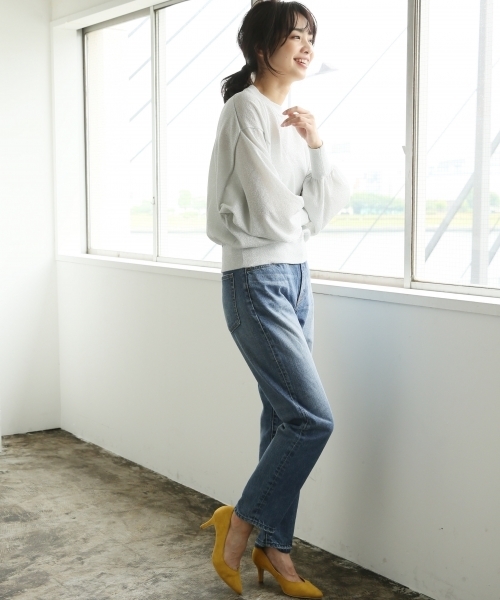 A part by（アパートバイ）の「Vカットパンプス　767093（パンプス・レディース・マスタード/ブルー/シルバー/ブラック・LARGE/MEDIUM/X-LARGE）」の7枚目の写真