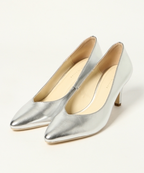 A part by（アパートバイ）の「Vカットパンプス　767093（パンプス・レディース・マスタード/ブルー/シルバー/ブラック・LARGE/MEDIUM/X-LARGE）」の9枚目の写真