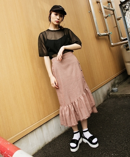 WEGO（ウィゴー）の「WEGO/ラメシアートップス（ニット/セーター・レディース・ライトパープル/ホワイト/ブラック・FREE）」の12枚目の写真