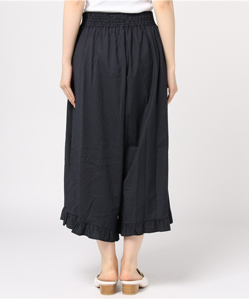 Ne-net（ネネット）の「S (S)ピンストライプガウチョ（その他パンツ・レディース・ネイビー/ダークグレー・02）」の8枚目の写真