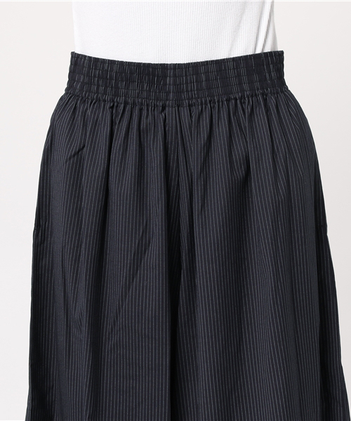Ne-net（ネネット）の「S (S)ピンストライプガウチョ（その他パンツ・レディース・ネイビー/ダークグレー・02）」の9枚目の写真