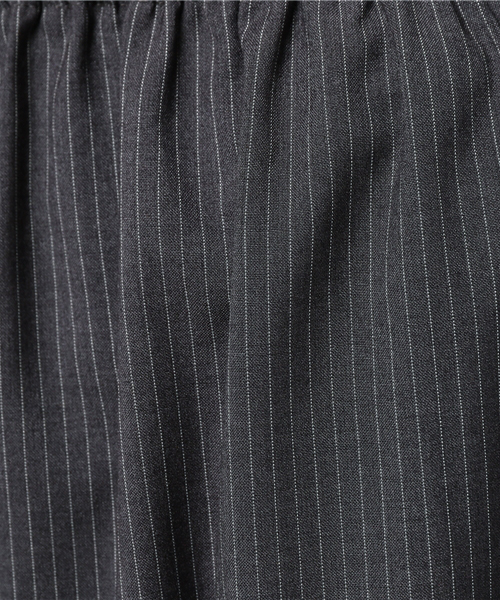 Ne-net（ネネット）の「S (S)ピンストライプガウチョ（その他パンツ・レディース・ネイビー/ダークグレー・02）」の5枚目の写真