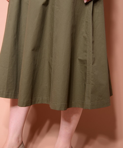 natural couture(ナチュラルクチュール)の「ベルト付きチノスカート(スカート・レディース・オレンジ/カーキ/ベージュ/パープル・FREE)」の22枚目の写真