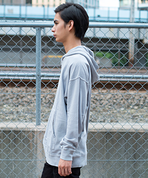 GOSTAR DE FUGA（ゴスタール ジフーガ）の「ピグメント加工プルオーバーパーカー（パーカー・メンズ・ライトグレー/ブラック/ベージュ/ブラウン・M/L）」の7枚目の写真