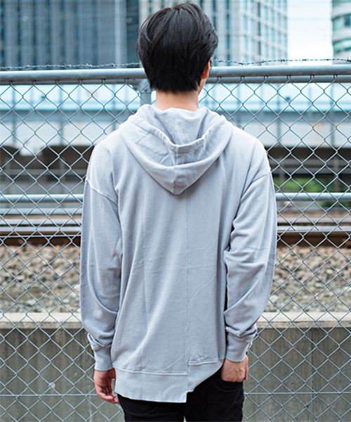 GOSTAR DE FUGA（ゴスタール ジフーガ）の「ピグメント加工プルオーバーパーカー（パーカー・メンズ・ライトグレー/ブラック/ベージュ/ブラウン・M/L）」の8枚目の写真