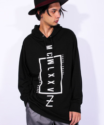 ８(eight) | ロゴ プルオーバー パーカー スウェット ロング丈 (パーカー)