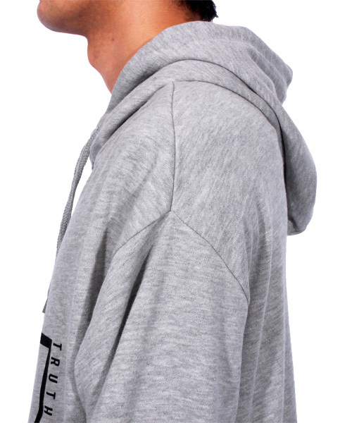 8(eight)(エイト)の「ロゴ プルオーバー パーカー スウェット ロング丈 (パーカー・メンズ・ホワイト/ブラック/グレー・MEDIUM/LARGE)」の12枚目の写真