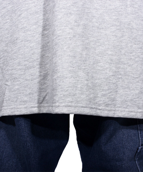 8(eight)(エイト)の「ロゴ プルオーバー パーカー スウェット ロング丈 (パーカー・メンズ・ホワイト/ブラック/グレー・MEDIUM/LARGE)」の14枚目の写真