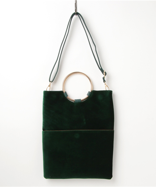 Andemiu（アンデミュウ）の「3WAYクラッチトートＢＡＧ771559（ショルダーバッグ・ブラック/グリーン・FREE）」の13枚目の写真