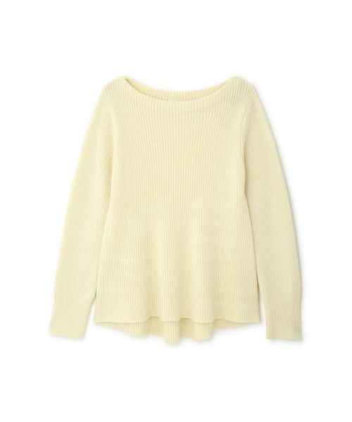 NATURAL BEAUTY BASIC（ナチュラルビューティーベーシック）の「【JJ×NBBコラボ】Aラインリブニット（ニット/セーター・レディース・オフホワイト/グレー/ブラウン/グリーン・MEDIUM）」の16枚目の写真