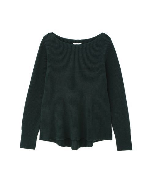 NATURAL BEAUTY BASIC（ナチュラルビューティーベーシック）の「【JJ×NBBコラボ】Aラインリブニット（ニット/セーター・レディース・オフホワイト/グレー/ブラウン/グリーン・MEDIUM）」の18枚目の写真