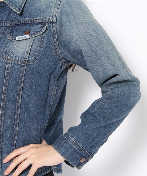 BEAUTY&YOUTH UNITED ARROWS（ビューティーアンドユースユナイテッドアローズ）の「BY AMERICANA デニムジャケット/INDIGO ◆（デニムジャケット・レディース・ネイビー・MEDIUM）」の5枚目の写真