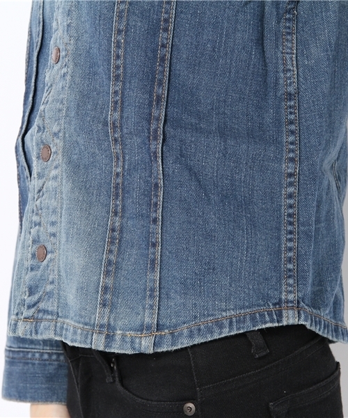 BEAUTY&YOUTH UNITED ARROWS（ビューティーアンドユースユナイテッドアローズ）の「BY AMERICANA デニムジャケット/INDIGO ◆（デニムジャケット・レディース・ネイビー・MEDIUM）」の7枚目の写真