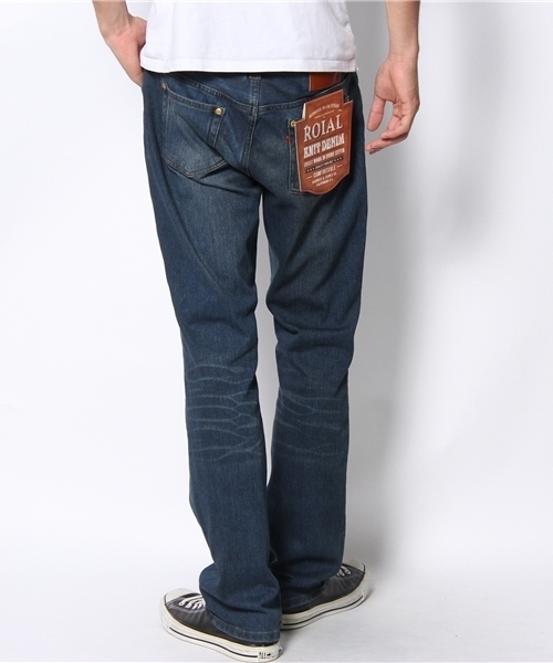 roial（ロイアル）の「RAD D（デニムパンツ・メンズ・インディゴブルー/グレー・32inch/30inch/34inch）」の4枚目の写真