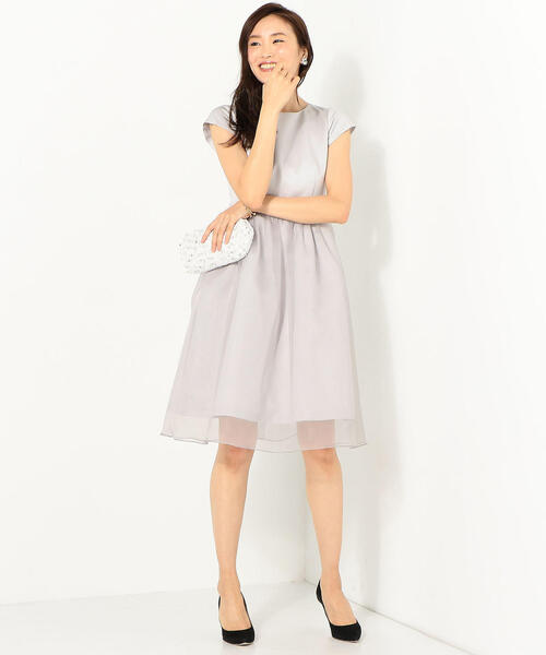 Jewel Changes ジュエルチェンジズ の Jpcl オーガン重ね Fit Fla ワンピース 結婚式 ワンピース 二次会 ワンピース フォーマル ワンピース Wear