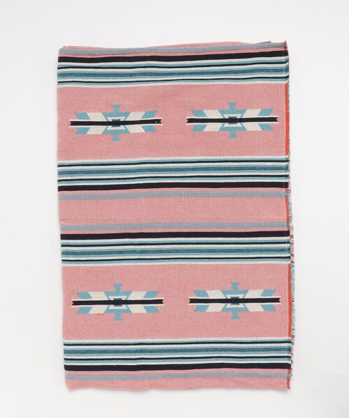 【チャイハネ】メキシカンボーダー柄ラグマット約140×200cm（ラグ/マット）｜チャイハネ（チャイハネ）