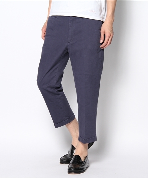 GLOBAL WORK（グローバルワーク）の「【GLOBAL WORK】チノクロップドパンツ（チノパンツ・メンズ・グリーン/ネイビー/ブラウン/ベージュ・LARGE/MEDIUM/SMALL/X-LARGE）」の4枚目の写真