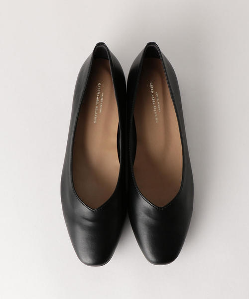 green label relaxing（グリーンレーベルリラクシング）の「★NFC スクエアソフト フラットシューズ(1cmヒール) ◆（バレエシューズ・レディース・ブラウン/ホワイト/ブラック・23cm/25cm/24.5cm/23.5cm/22.5cm/22cm/24cm）」の9枚目の写真