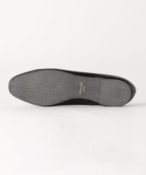 green label relaxing（グリーンレーベルリラクシング）の「★NFC スクエアソフト フラットシューズ(1cmヒール) ◆（バレエシューズ・レディース・ブラウン/ホワイト/ブラック・23cm/25cm/24.5cm/23.5cm/22.5cm/22cm/24cm）」の4枚目の写真