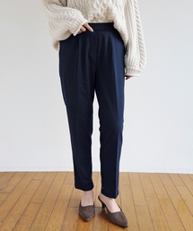 フェイクウールテーパードパンツ