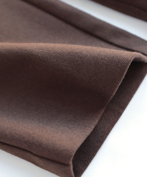 andme（アンドミー）の「フェイクウールテーパードパンツ（スラックス・レディース・チャコールグレー/ブラック/ネイビー/ブラウン/カーキ/グリーン系その他/ダークブラウン/ラベンダー/オフホワイト・S/M/L）」の21枚目の写真