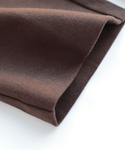 andme（アンドミー）の「フェイクウールテーパードパンツ（スラックス・レディース・チャコールグレー/ブラック/ネイビー/ブラウン/カーキ/グリーン系その他/ダークブラウン/ラベンダー/オフホワイト・S/M/L）」の20枚目の写真