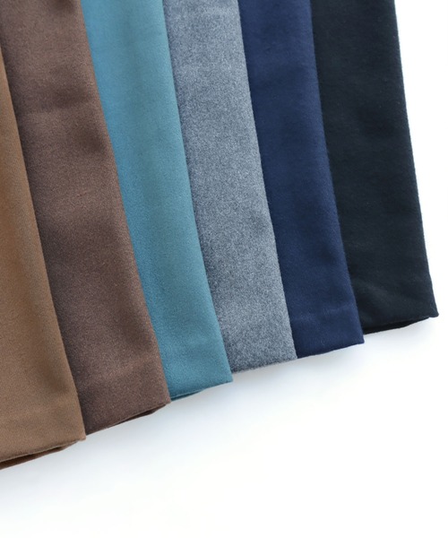 andme（アンドミー）の「フェイクウールテーパードパンツ（スラックス・レディース・チャコールグレー/ブラック/ネイビー/ブラウン/カーキ/グリーン系その他/ダークブラウン/ラベンダー/オフホワイト・S/M/L）」の18枚目の写真