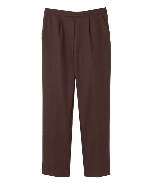 andme（アンドミー）の「フェイクウールテーパードパンツ（スラックス・レディース・チャコールグレー/ブラック/ネイビー/ブラウン/カーキ/グリーン系その他/ダークブラウン/ラベンダー/オフホワイト・S/M/L）」の17枚目の写真