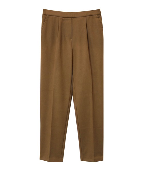andme（アンドミー）の「フェイクウールテーパードパンツ（スラックス・レディース・チャコールグレー/ブラック/ネイビー/ブラウン/カーキ/グリーン系その他/ダークブラウン/ラベンダー/オフホワイト・S/M/L）」の14枚目の写真