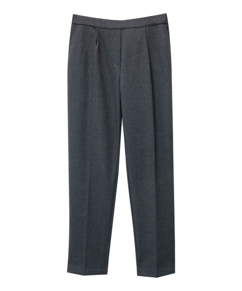 andme（アンドミー）の「フェイクウールテーパードパンツ（スラックス・レディース・チャコールグレー/ブラック/ネイビー/ブラウン/カーキ/グリーン系その他/ダークブラウン/ラベンダー/オフホワイト・S/M/L）」の13枚目の写真