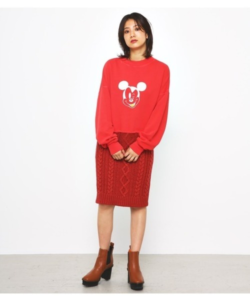 Rodeo Crowns ロデオクラウンズ の Mickey ドッキング ワンピース ワンピース Wear