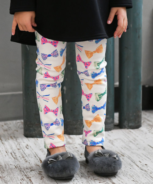 Bee des Bee（ビーデスビー）の「裏起毛 レギンスパンツ（レギンス/スパッツ・キッズ・ホワイト系その他/ブラック系その他6/ブラック系その他4/ブラック系その他5/ブラック系その他/ブラック系その他2/ホワイト系その他3/ベージュ系その他/アイボリー/グレー系その他/グリーン系カモフラージュ/ブラック系その他3/ホワイト系その他2/ネイビー/ピンク/ホワイト系その他4/ベージュ系その他2/ブラック系2/アイボリー系/ブラック系/レッド系/ブラック系3/ネイビー系/グレー系/アイボリー系2・120cm/100cm/150cm/140cm/90cm/110cm/130cm）」の4枚目の写真