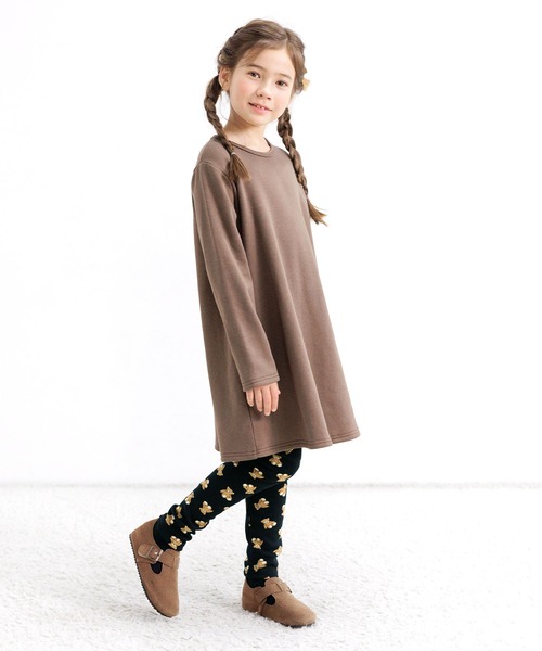 Bee des Bee（ビーデスビー）の「裏起毛 レギンスパンツ（レギンス/スパッツ・キッズ・ホワイト系その他/ブラック系その他6/ブラック系その他4/ブラック系その他5/ブラック系その他/ブラック系その他2/ホワイト系その他3/ベージュ系その他/アイボリー/グレー系その他/グリーン系カモフラージュ/ブラック系その他3/ホワイト系その他2/ネイビー/ピンク/ホワイト系その他4/ベージュ系その他2/ブラック系2/アイボリー系/ブラック系/レッド系/ブラック系3/ネイビー系/グレー系/アイボリー系2・120cm/100cm/150cm/140cm/90cm/110cm/130cm）」の12枚目の写真