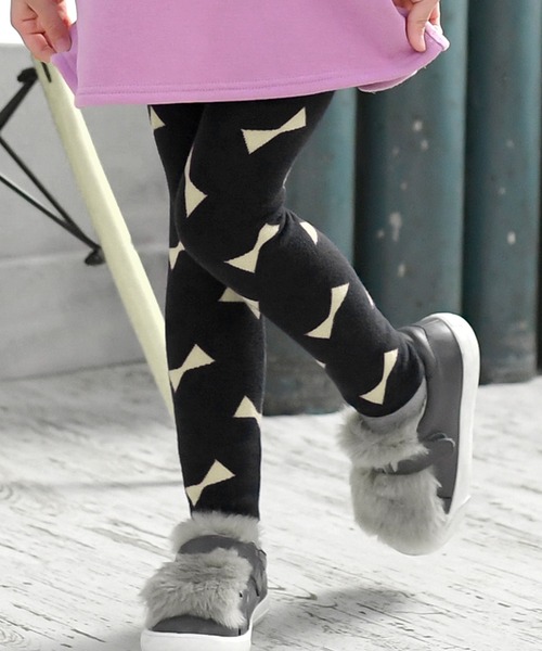 Bee des Bee（ビーデスビー）の「裏起毛 レギンスパンツ（レギンス/スパッツ・キッズ・ホワイト系その他/ブラック系その他6/ブラック系その他4/ブラック系その他5/ブラック系その他/ブラック系その他2/ホワイト系その他3/ベージュ系その他/アイボリー/グレー系その他/グリーン系カモフラージュ/ブラック系その他3/ホワイト系その他2/ネイビー/ピンク/ホワイト系その他4/ベージュ系その他2/ブラック系2/アイボリー系/ブラック系/レッド系/ブラック系3/ネイビー系/グレー系/アイボリー系2・120cm/100cm/150cm/140cm/90cm/110cm/130cm）」の7枚目の写真