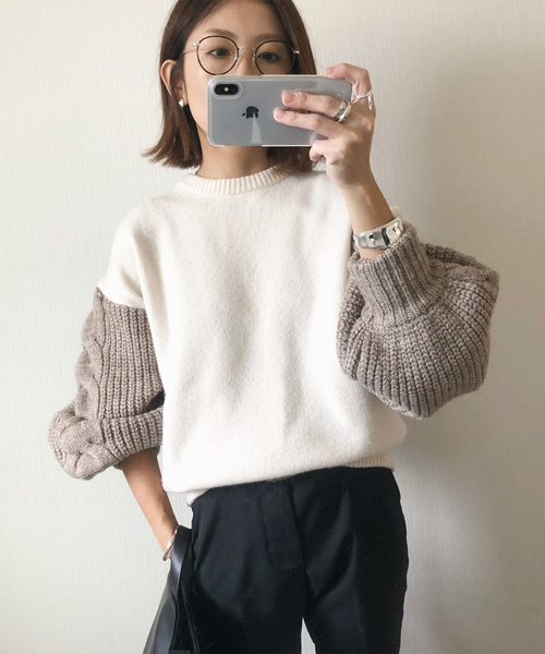 STUDIOUS（ステュディオス）の「【STUDIOUS】【WEARISTA mayumi コラボ】スリットテーパードチノパンツ（チノパンツ・レディース・ブラック/ベージュ・0/1/2）」の8枚目の写真