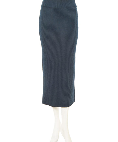 fifth（フィフス）の「ニットロングタイトスカート（スカート・レディース・ブラック/ブラウン/グレー/グリーン/アイボリー・MEDIUM）」の12枚目の写真