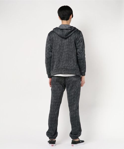 STYLEBLOCK（スタイルブロック）の「ニットフリース裏起毛ジップアップパーカージョガーパンツセットアップ（パーカー・メンズ・ネイビー/グレー/チャコール・LL/S/M/L）」の5枚目の写真
