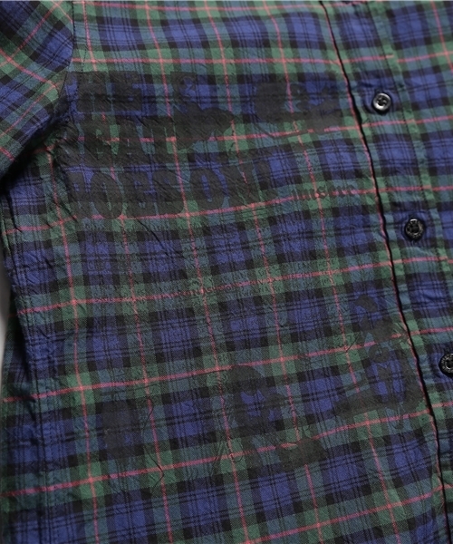 HYSTERIC GLAMOUR(ヒステリックグラマー)の「DAM/THE BEAT GOES ON! pt 長袖ワークSH(シャツ/ブラウス・レディース・グリーン系その他/ネイビー/ブラック系その他・FREE)」の11枚目の写真