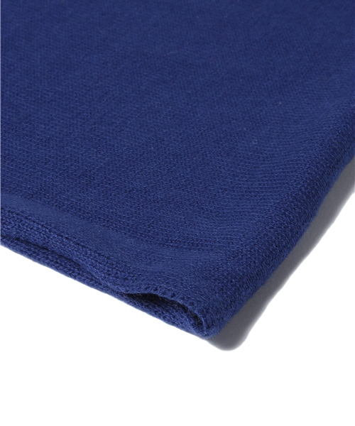 WHO'S WHO gallery（フーズフーギャラリー）の「コットンカシミヤ配色スヌード（ストール/ショール・メンズ・ブラック/グレー/オレンジ/ワインレッド/ダークブルー/その他・FREE）」の8枚目の写真