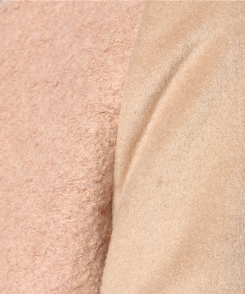 Khaju（カージュ）の「Khaju:ノーカラージップコート（その他アウター・レディース・ブラック/ベージュ・ONE SIZE）」の13枚目の写真