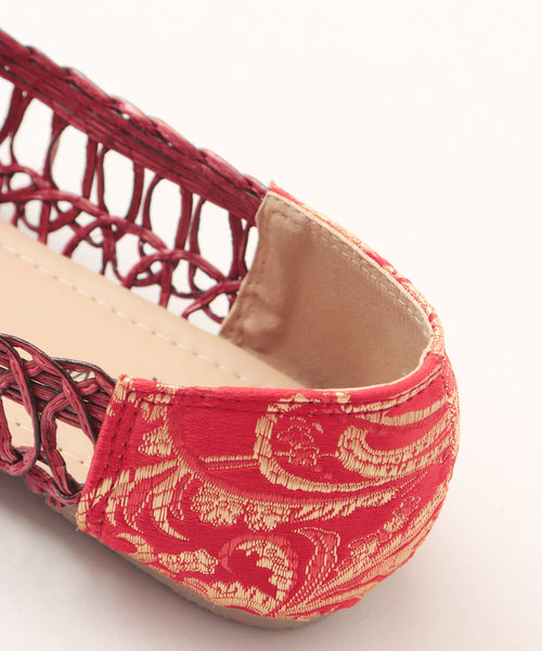 チャイハネ（チャイハネ）の「【チャイハネ】フラワーコードパンプス（パンプス・レディース・ホワイト/ブラック/レッド/ブルー・M/L）」の16枚目の写真