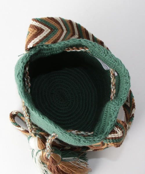 JARDIN DEL CIELO（ジャルディン デル シエロ）の「＜JARDIN DEL CIELO＞ミニモチラバッグ/GREEN（ショルダーバッグ・レディース・ダークグリーン・FREE）」の4枚目の写真