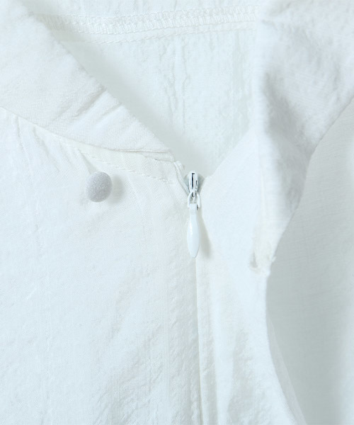 SweetMommy（スウィートマミー）の「コットンシフォンスキッパーワンピセット（マタニティウェア/グッズ・レディース・ホワイト/ブラック/ピンクベージュ・M/L）」の8枚目の写真