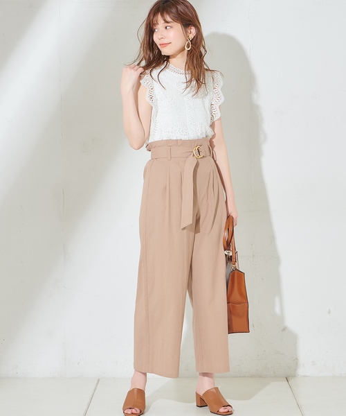 natural couture（ナチュラルクチュール）の「ヴィンテージレースブラウス（シャツ/ブラウス・レディース・ブラック/ベージュ/オフホワイト/ピンク・FREE）」の18枚目の写真