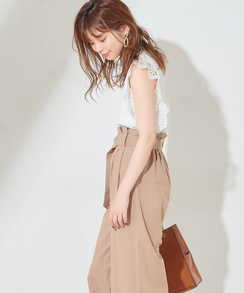 natural couture（ナチュラルクチュール）の「ヴィンテージレースブラウス（シャツ/ブラウス・レディース・ブラック/ベージュ/オフホワイト/ピンク・FREE）」の22枚目の写真