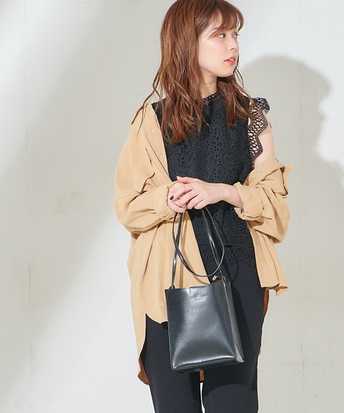 natural couture（ナチュラルクチュール）の「ヴィンテージレースブラウス（シャツ/ブラウス・レディース・ブラック/ベージュ/オフホワイト/ピンク・FREE）」の19枚目の写真