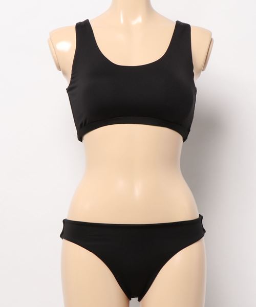 KOBE LETTUCE(コウベレタス)の「リバーシブルパンツ背中レースアップビキニ【水着上下2点セット】(水着・レディース・ブラック/カーキ/ピンク系その他/オレンジ系その他・FREE)」の11枚目の写真