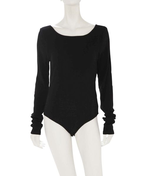 Ungrid（アングリッド）の「バックオープンロングスリーブTee（Tシャツ/カットソー・レディース・ブラウン/アイボリー/ブラック・FREE）」の21枚目の写真